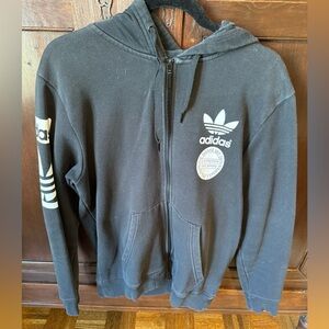 Adidas Originals Zip Up Hoodie - Mens Large